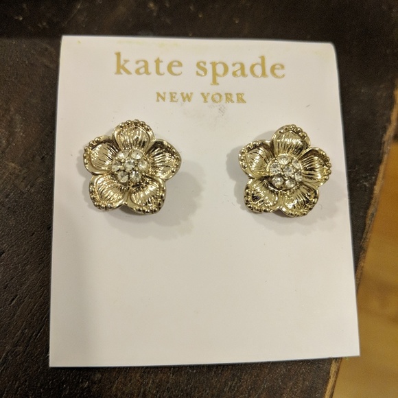 kate spade Jewelry - Kate Spade Floral earrings.